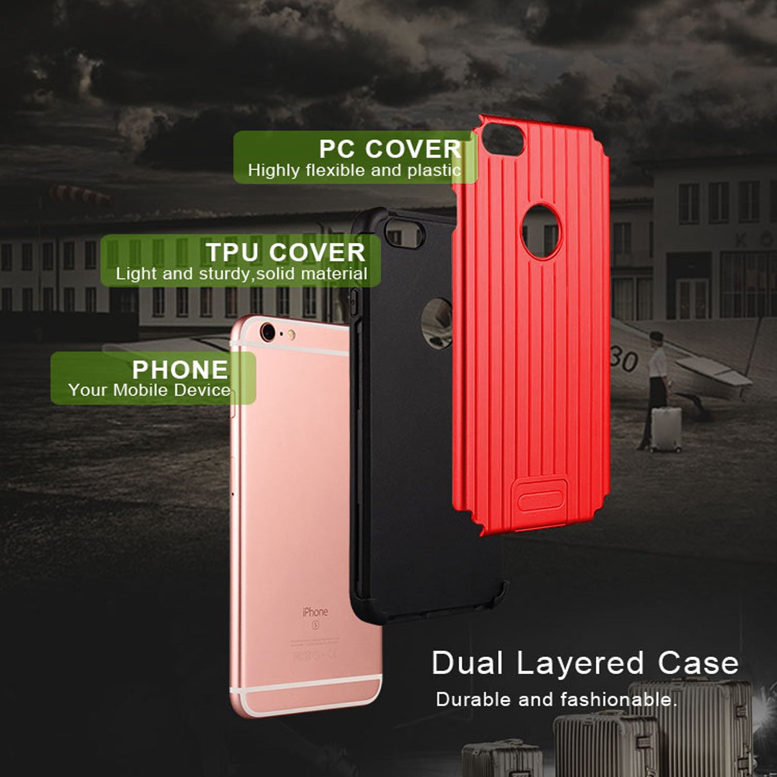 NAVOR Kario Groove Dual Layer Protective Case for 4.7-inch iPhone 6s / 6
