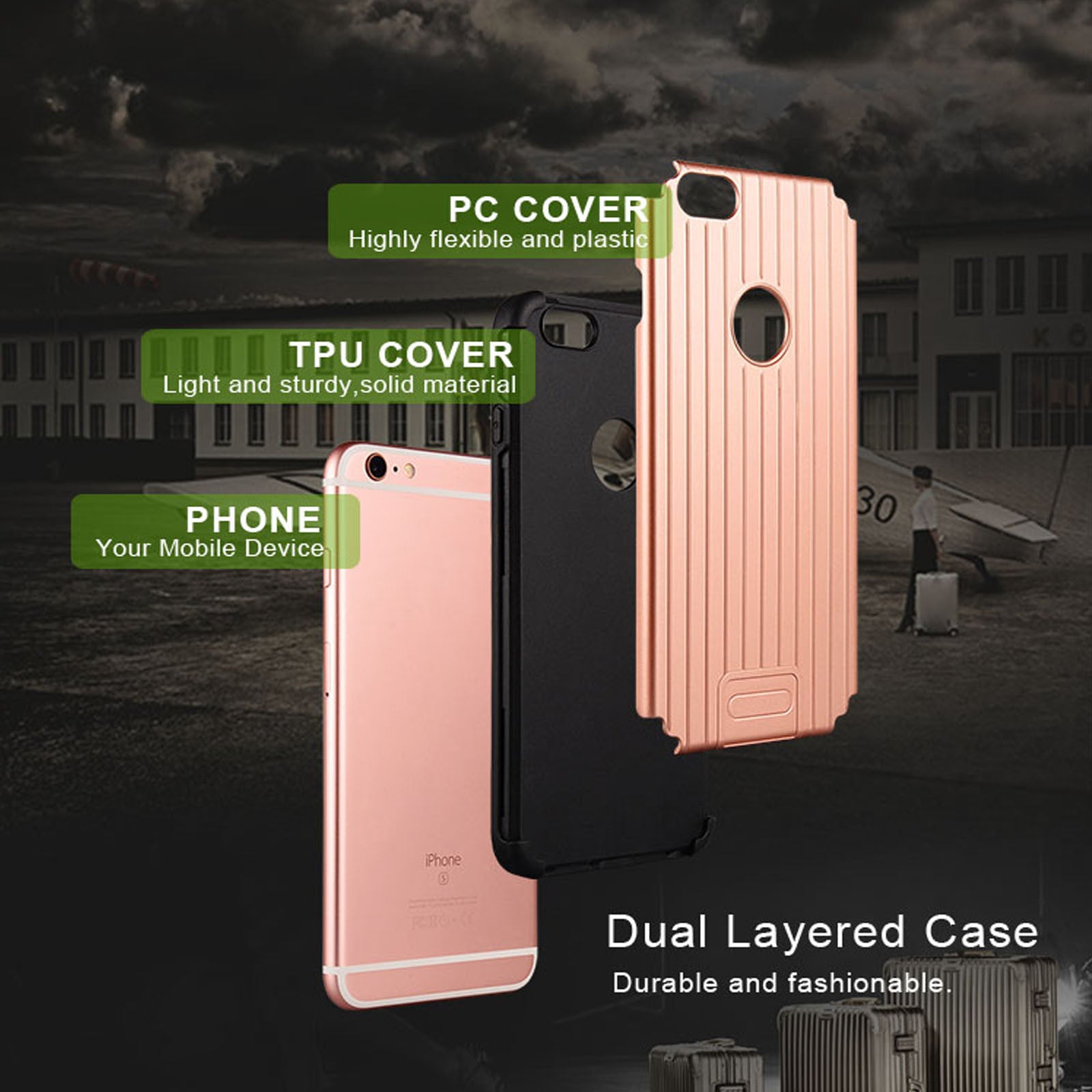 NAVOR Kario Groove Dual Layer Protective Case for 4.7-inch iPhone 6s / 6