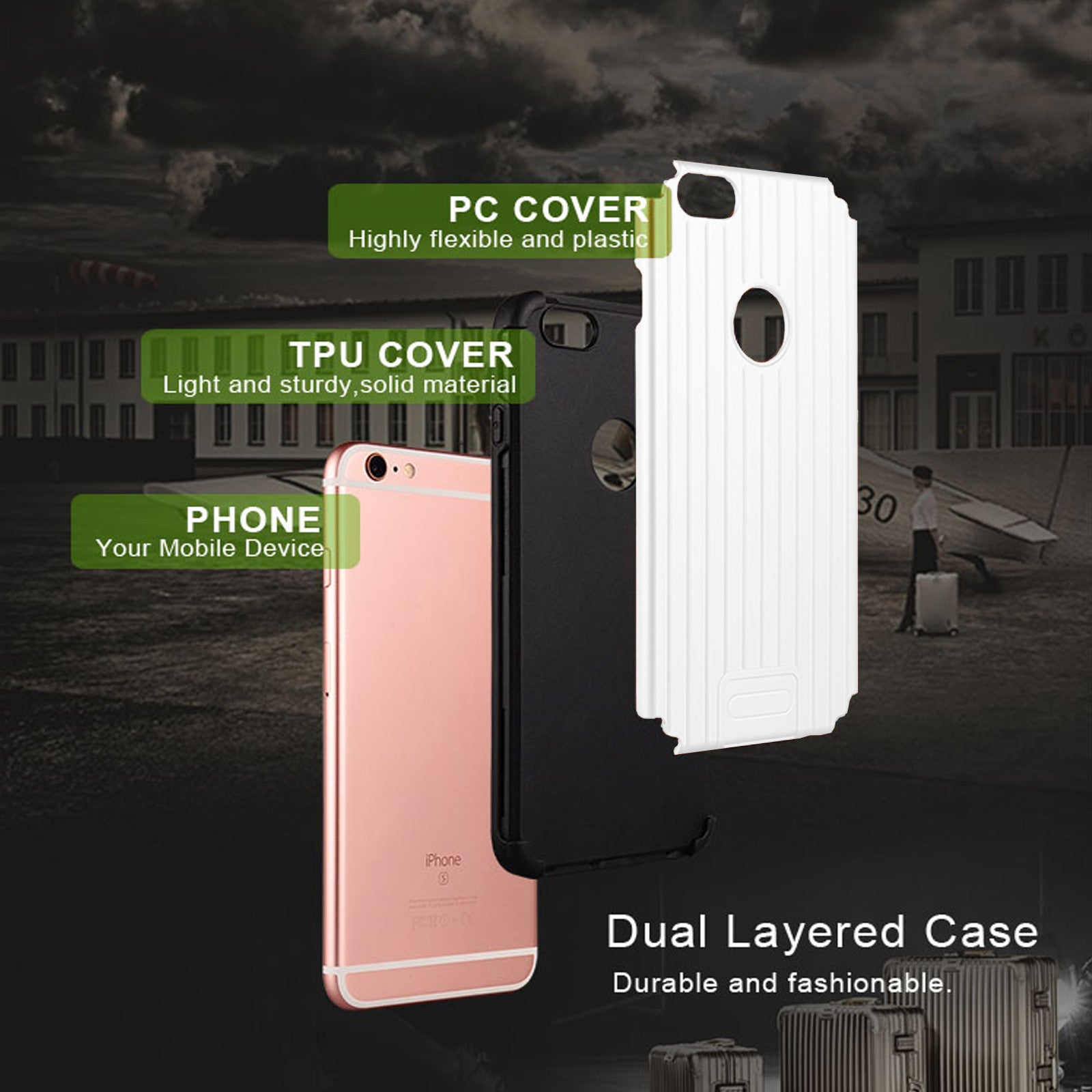 NAVOR Kario Groove Dual Layer Protective Case for 4.7-inch iPhone 6s / 6