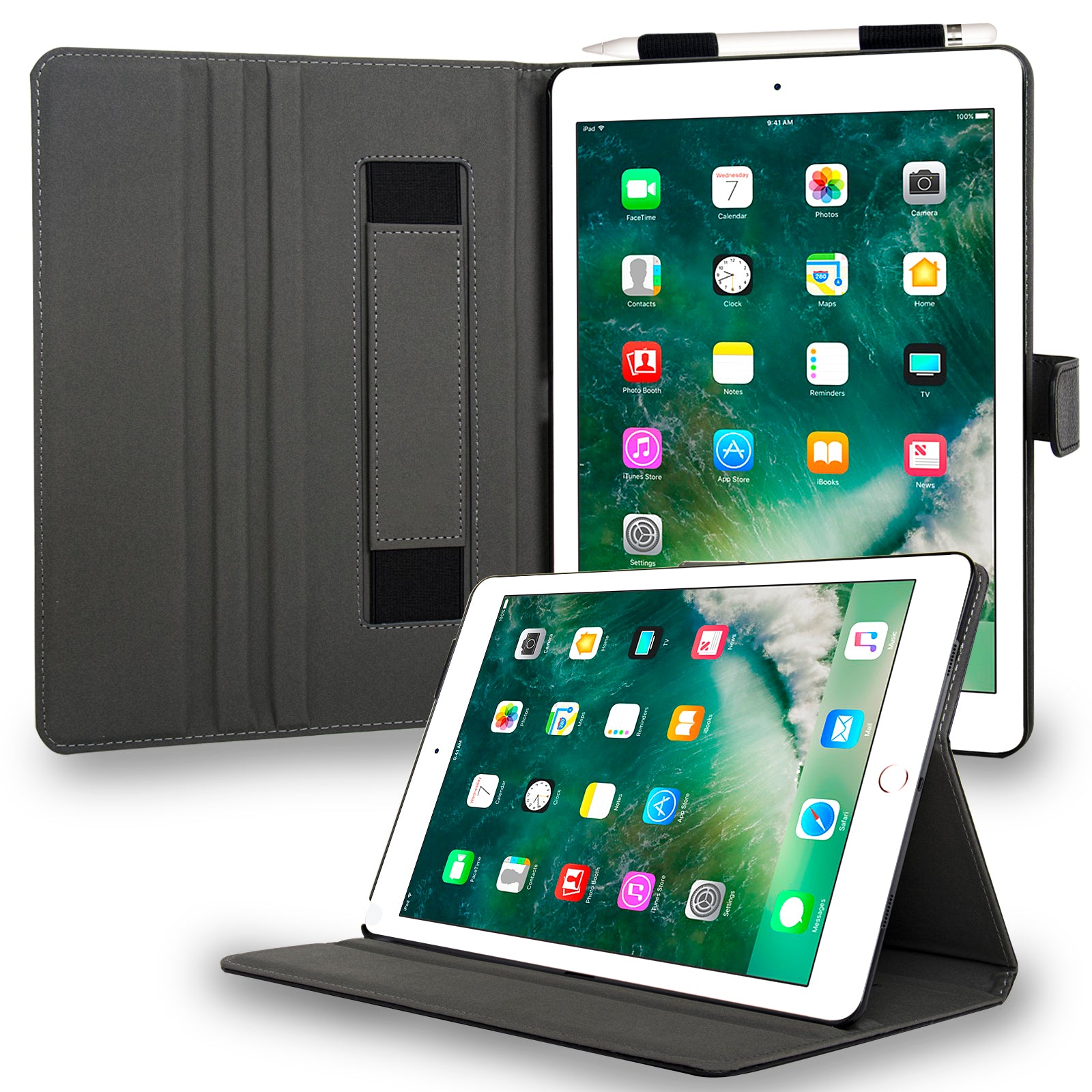 Navor Leather Case Of iPad Pro 10.5 with Kickstand Function.