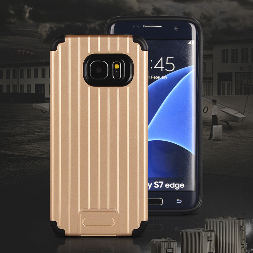 NAVOR Kario Groove Dual Layer Hybrid Protective Case for Samsung Galaxy S7 Edge