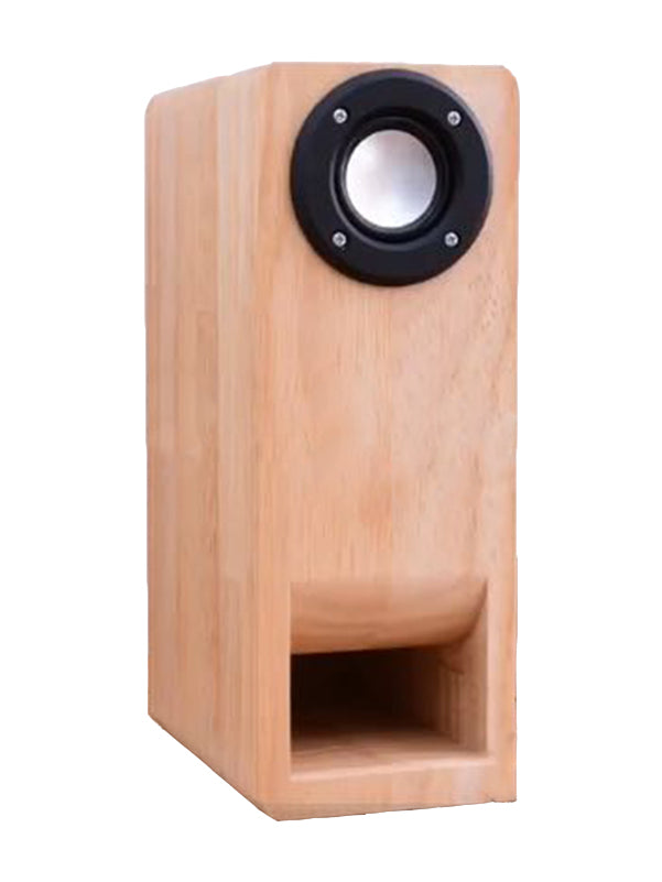 IWISTAO HIFI 3 Inches Full Range Speaker Empty Cabinet 1 Pair Finished Wood Labyrinth Structure Fixed Panel for Tube Amp