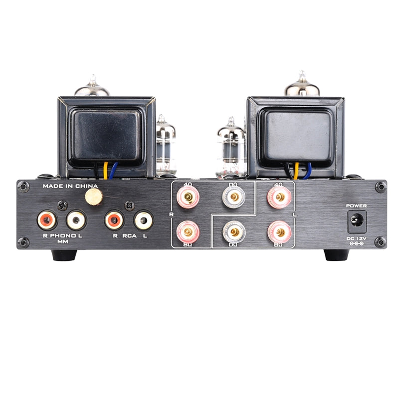 HIFI Single-ended Class A Power Tube Amplifier Headphone Amplifier MCU Control PHONO/RCA Input Desktop 2X2.5W TUBE-P1