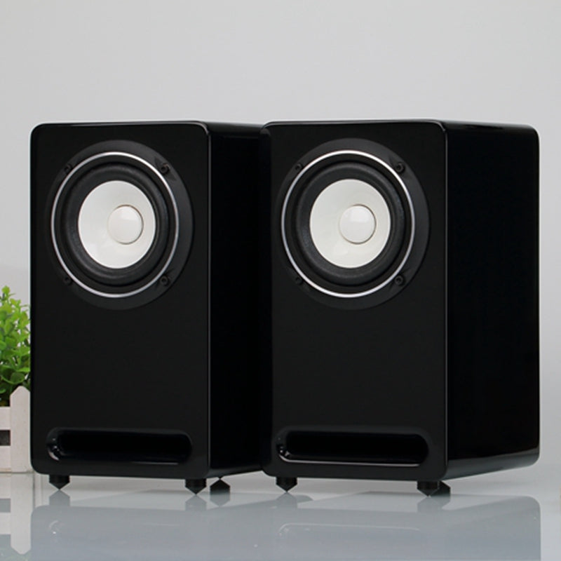 IWISTAO HIFI 4 Inches Full Range Speaker 2x60W 4Ohms 60Hz-23KHz 92dB Max AKISUI4 Black for Monitor Speakers Tube Amp