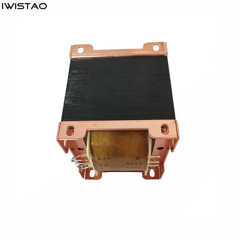 IWISTAO 185W Tube Amp Power Transformer 300V-260VX2 3.15V-0-3.15V 5V Silicon Steel Sheet Oxygen-free Copper Wire DIY