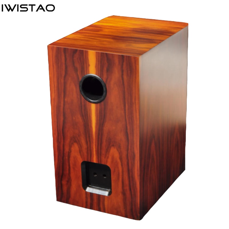 IWISTAO 2 Way 5 inches Speaker Empty Cabinet Passive Enclosure 10L Wood MDF Board Rosewood Veneer Inverted HIFI DIY