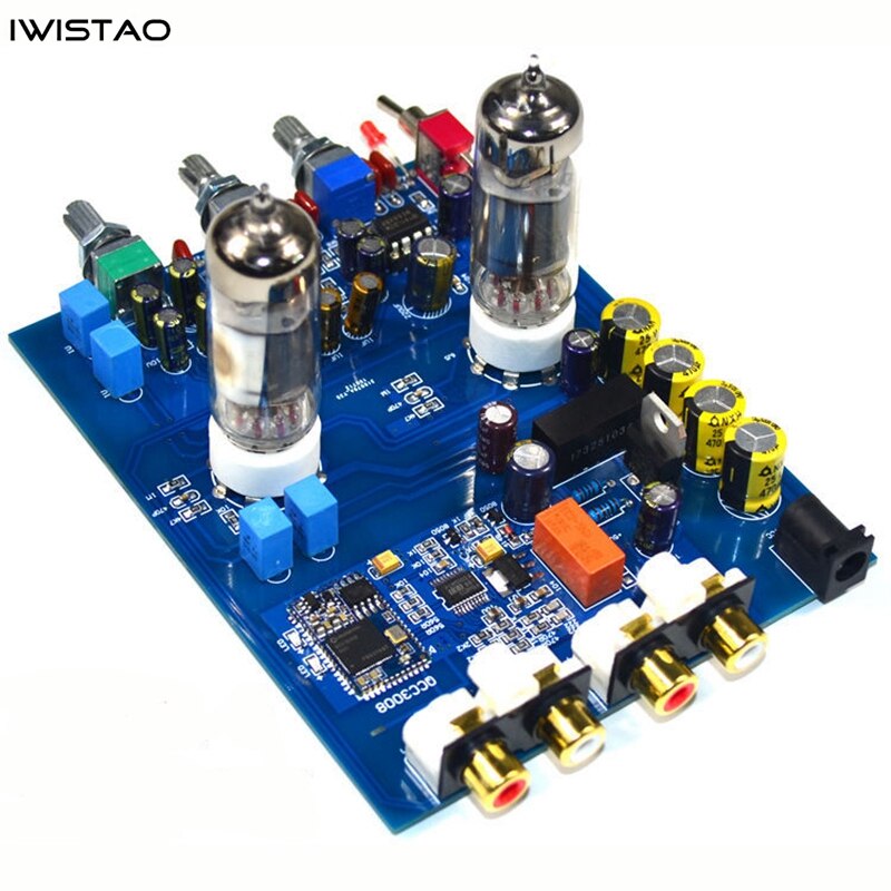 IWISTAO HIFI Tube Preamp Tone Finished Board Tube 6J5 Bluetooth 5.0 APT-X