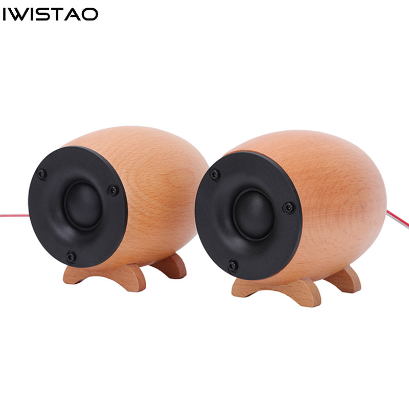 IWISTAO Solid Wood Tweeter Speaker Retro Wood Professional Super High Frequency Compensation Independent Cabinet HIFI Audio DIY