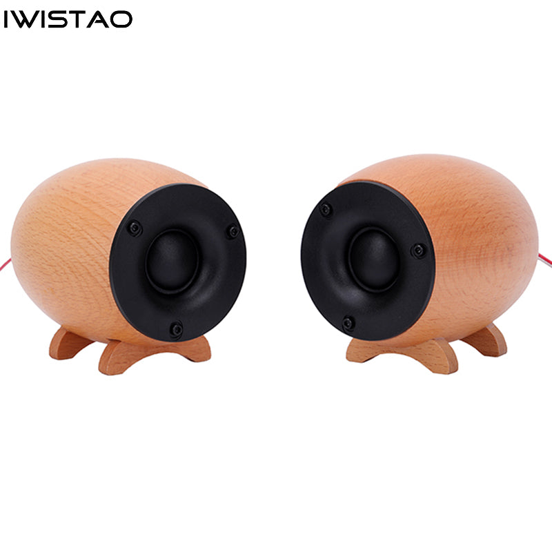 IWISTAO Solid Wood Tweeter Speaker Retro Wood Professional Super High Frequency Compensation Independent Cabinet HIFI Audio DIY