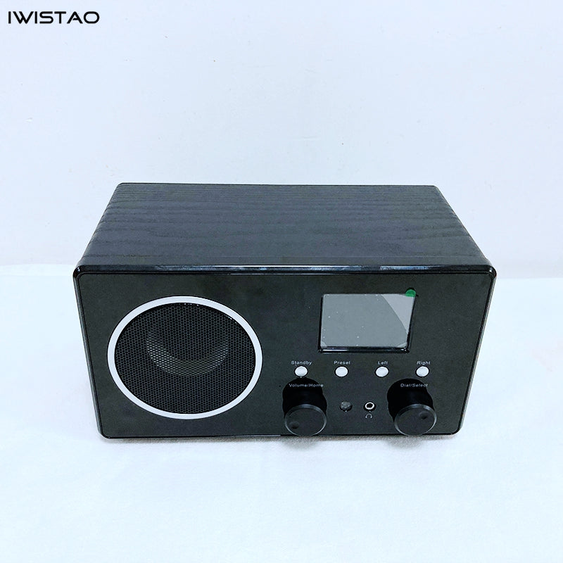 WIFI Radio Internet Web FM DBA Radios Bluetooth Speaker 5W RMS Color Screen Power Adaptor Supply Wooden Casing