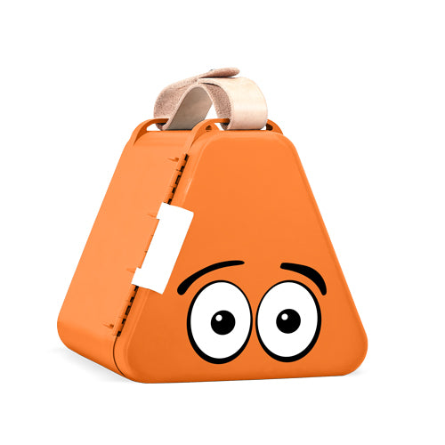 teebee travel toy box - orange