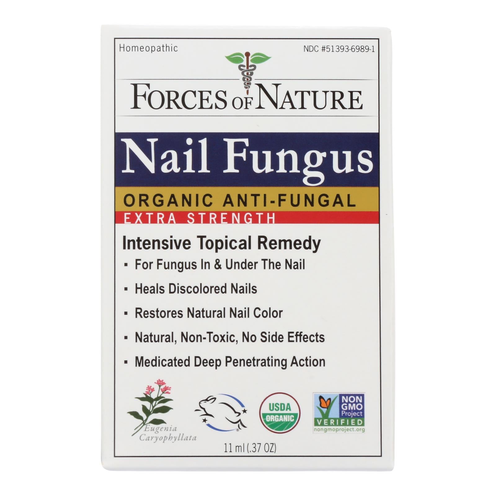 Forces of Nature - Organic Nail Fungus Control - Extra Strength - 11 ML.