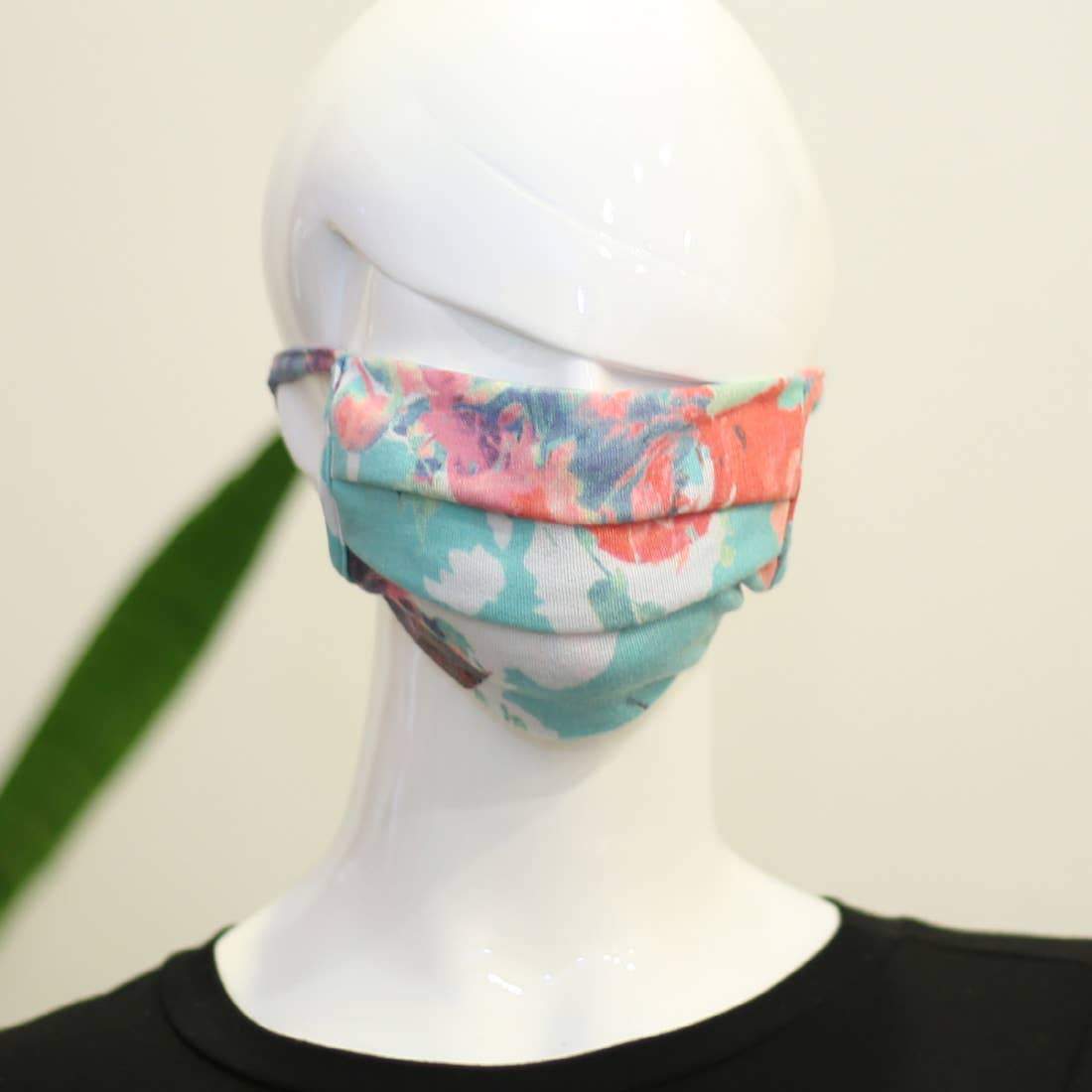 Pleated Fabric Face Masks