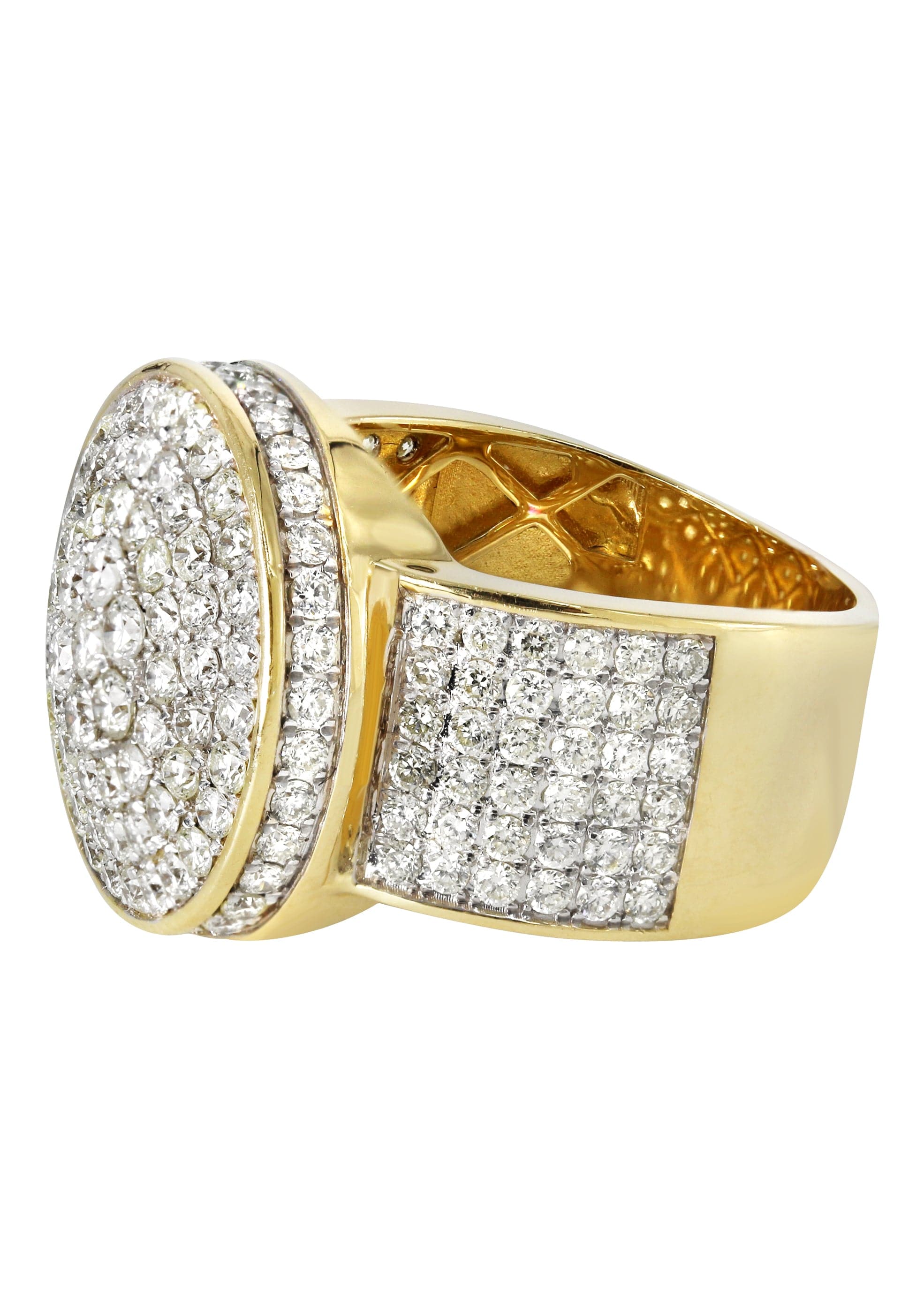 Mens Diamond Pinky Ring  | 3.5 Carats | 12.2 Grams