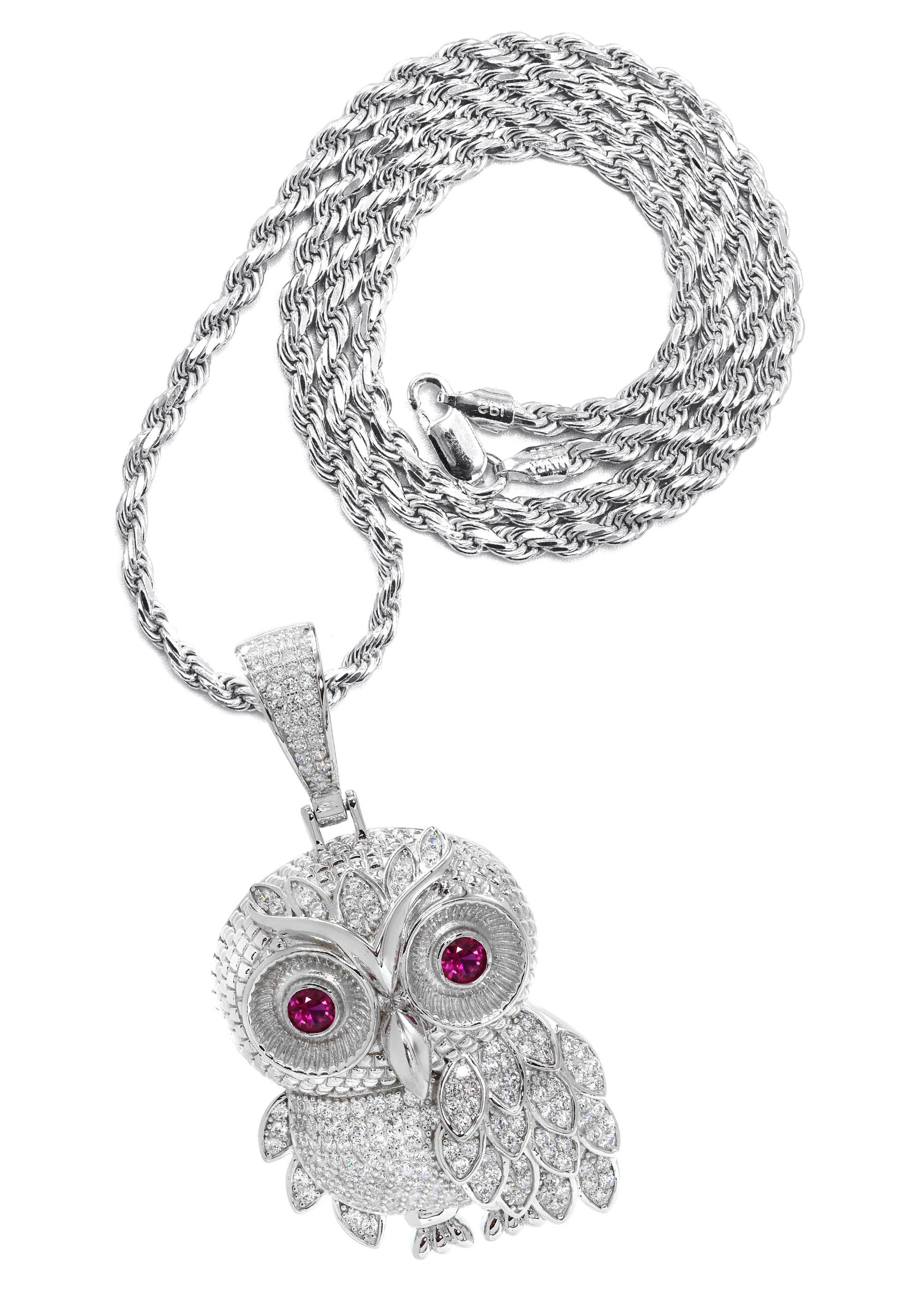 Silver Owl Necklace | 31 Grams