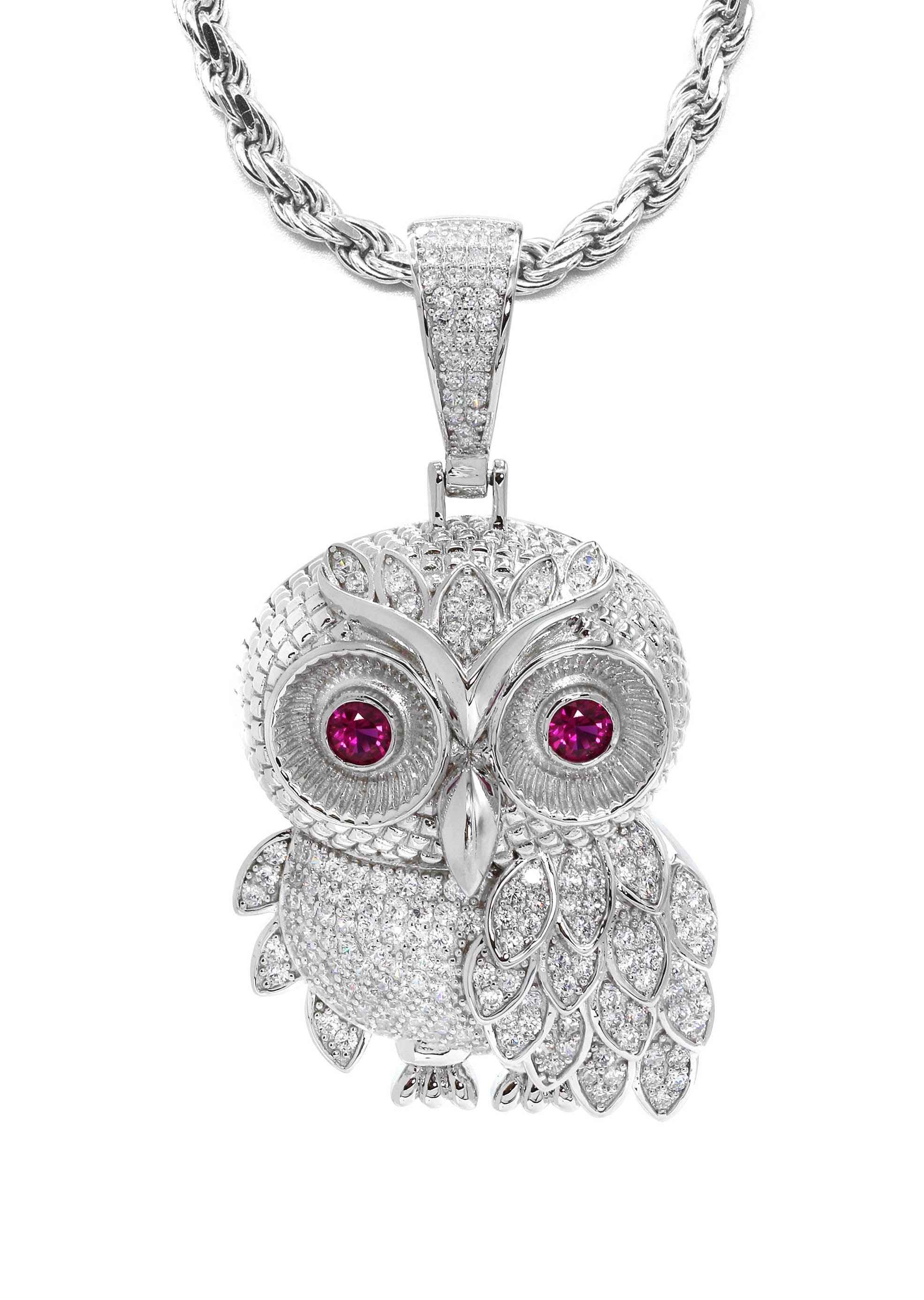 Silver Owl Necklace | 31 Grams