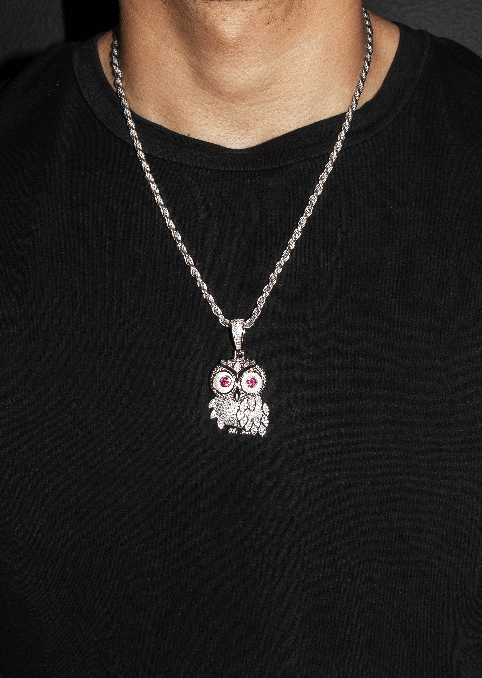 Silver Owl Necklace | 31 Grams