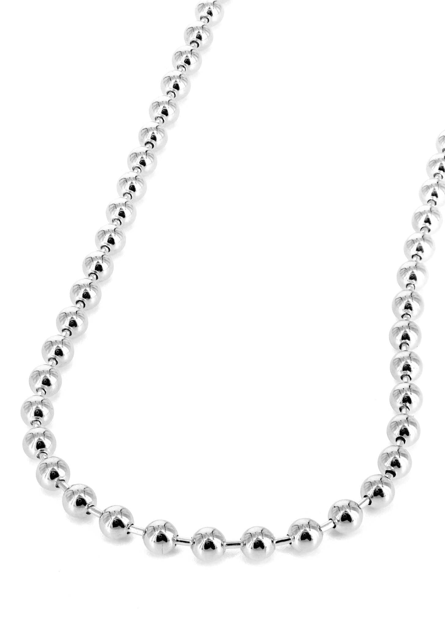 Gold Chain - Womens Dog Tag Chain 10K/14K White Gold