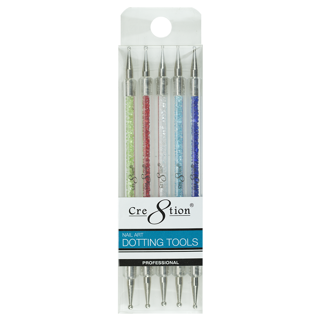 Nail Art Dotting Tool, Pack of 5 by Cre8tion