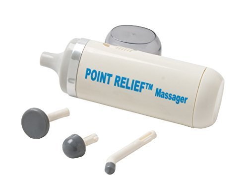Home Care Point Relief 14-1050 - Hand-Held Mini-Massager, Battery Powered, Pain Relief, Tension Relief, Massage Therapy, Portable - One Unit