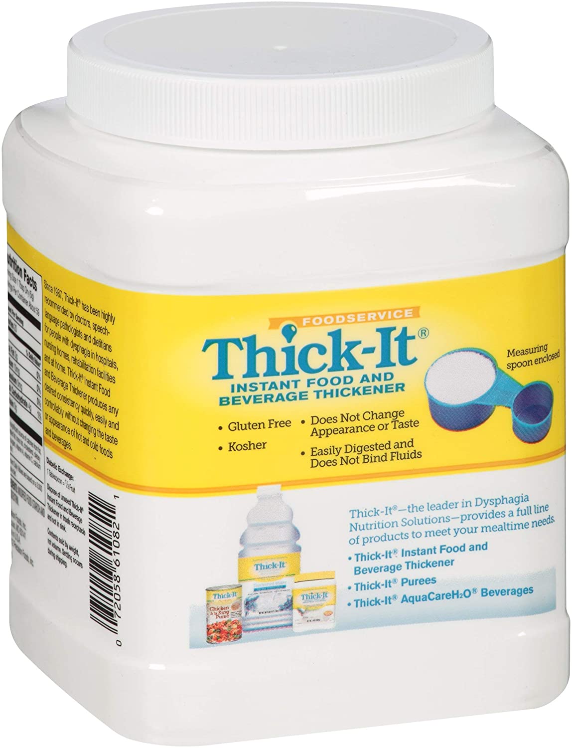 Kent Precision Foods Thick-It Original J588-H5800 - Food and Beverage Thickener, Unflavored Powder, Canister - 10 oz., One Canister