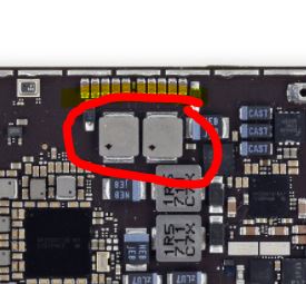 iPad Pro 10.5 Big Coil (Near backlight Diode)