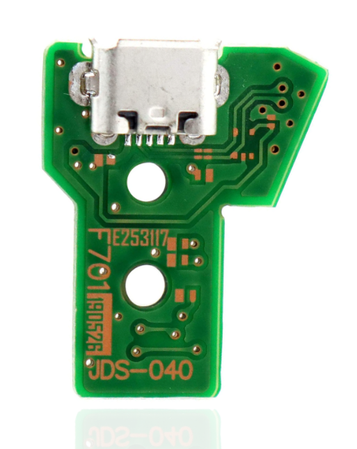 12 Pin V4 Micro USB Charging Port Socket IC Board Compatible For Sony? PS4 Pro / Slim / Controllers (JDS-040)
