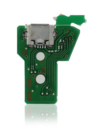 12 Pin V1 Micro USB Charging Port Socket IC Board Compatible For Sony? PS4 Pro / Slim / Controllers (JDS-050 / JDS-055)