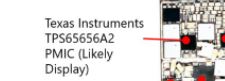 Display Driver IC Controller Compatible For iPhone 12 / Mini / Pro / Max (TPS6565A2)