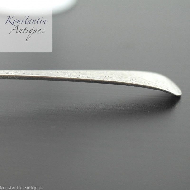 Antique 1903 sterling silver berry spoon Birmingham Nora Victorian