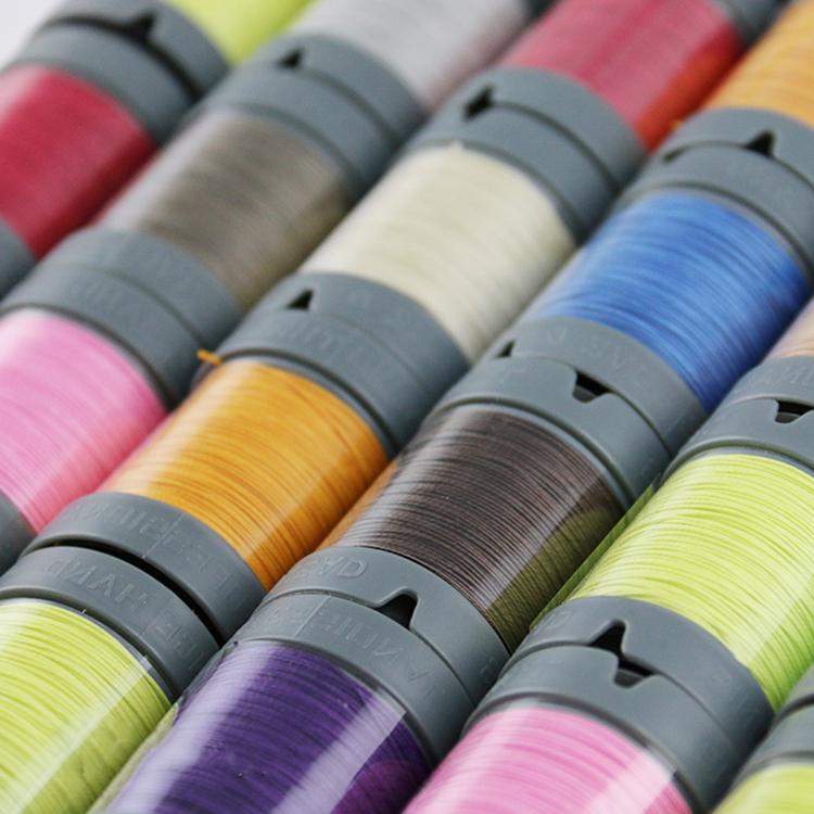 Since M40 0.45mm Thread Colorful linen Sewing Spool Cable Leathercraft Leather