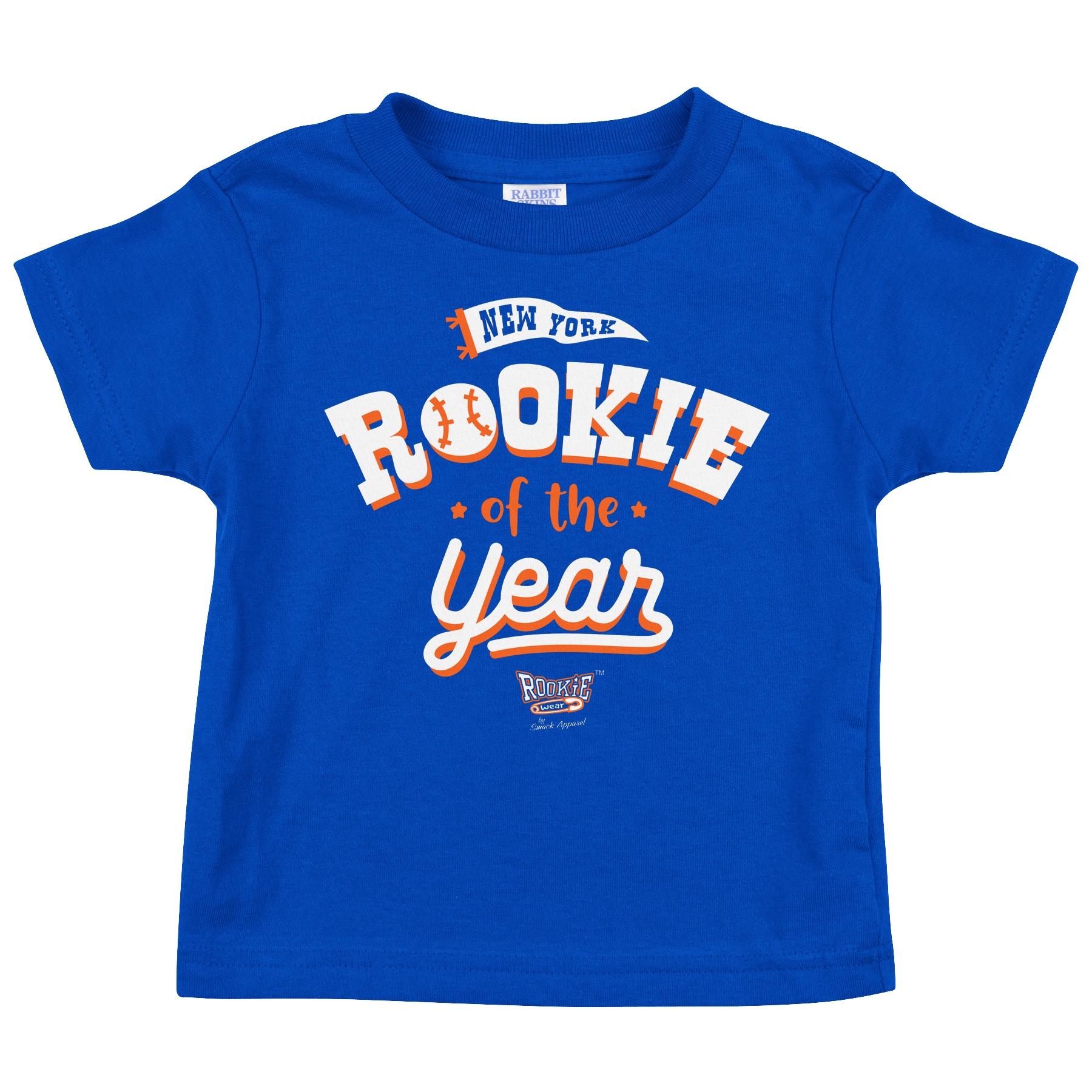 Rookie Of the Year Baby Apparel for New York Baseball Fans (NB-7T)
