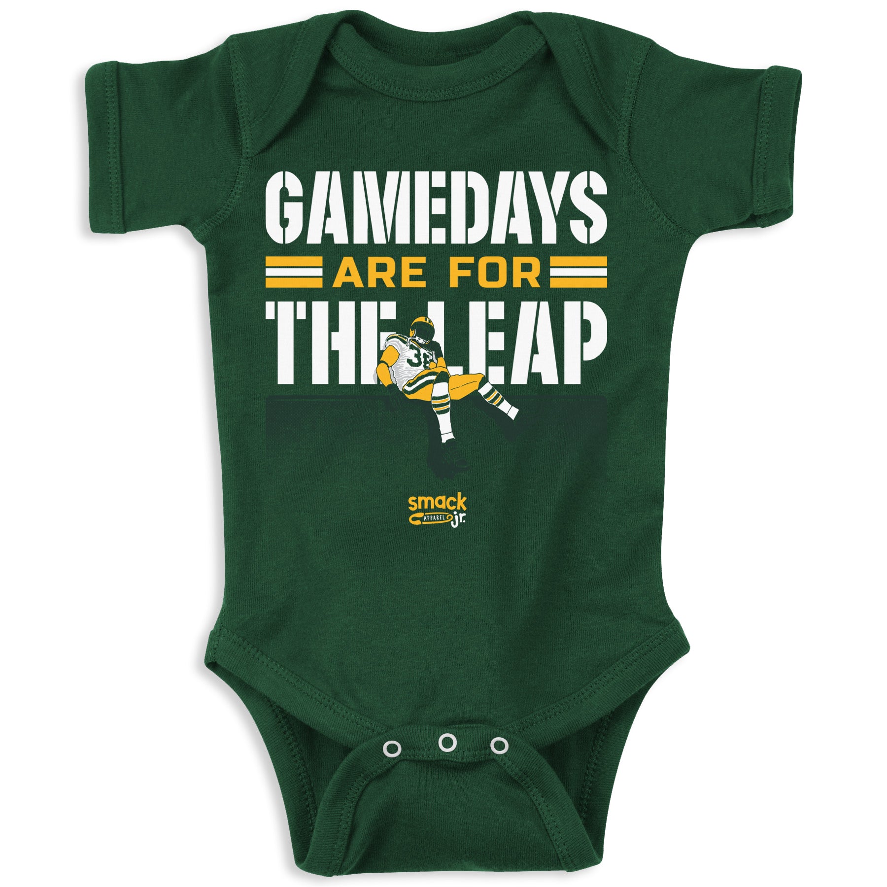 Gamedays Baby Apparel for Green Bay Football Fans (NB-7T)