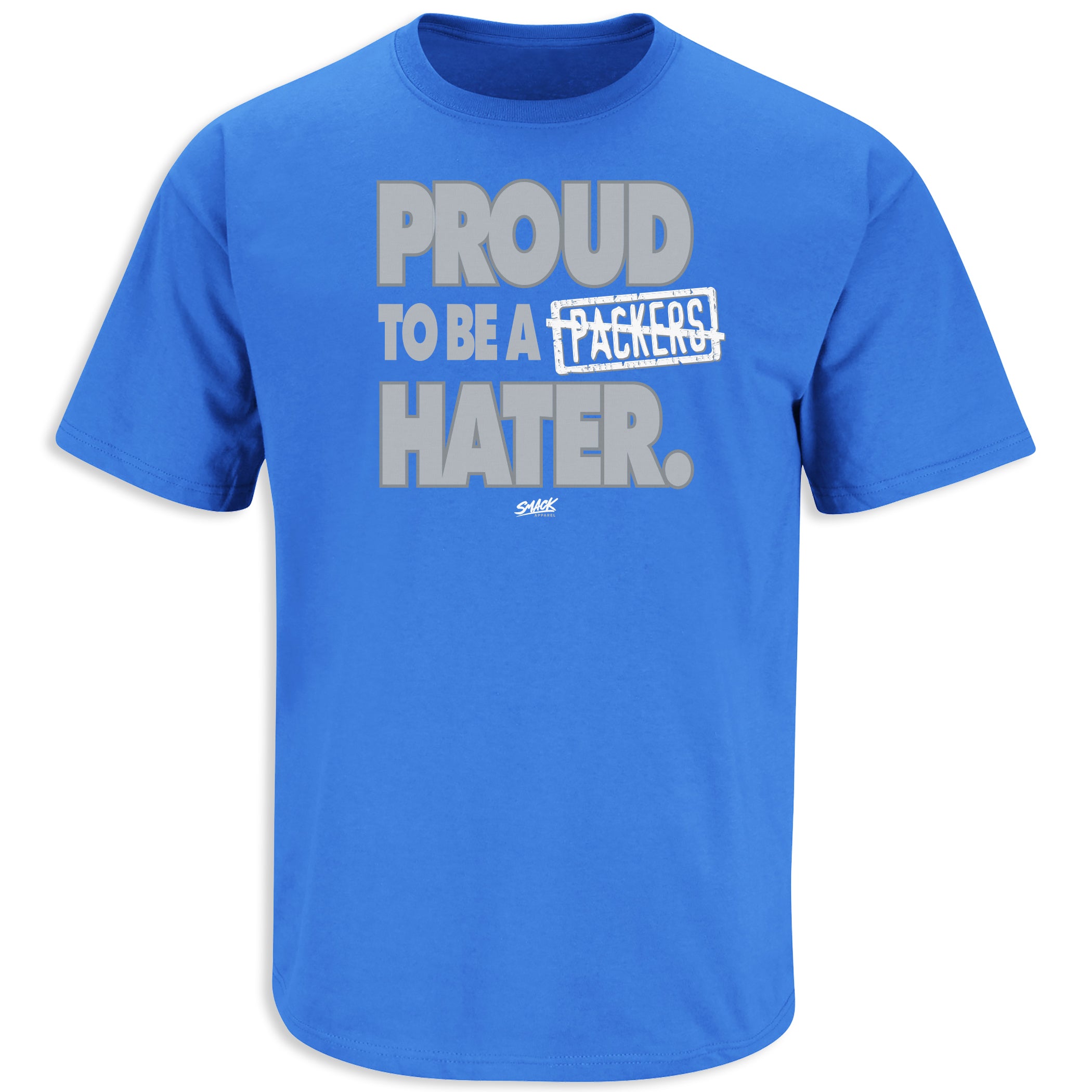 Proud To Be a Packers Hater T-Shirt for Detroit Football Fans (SM-5XL)