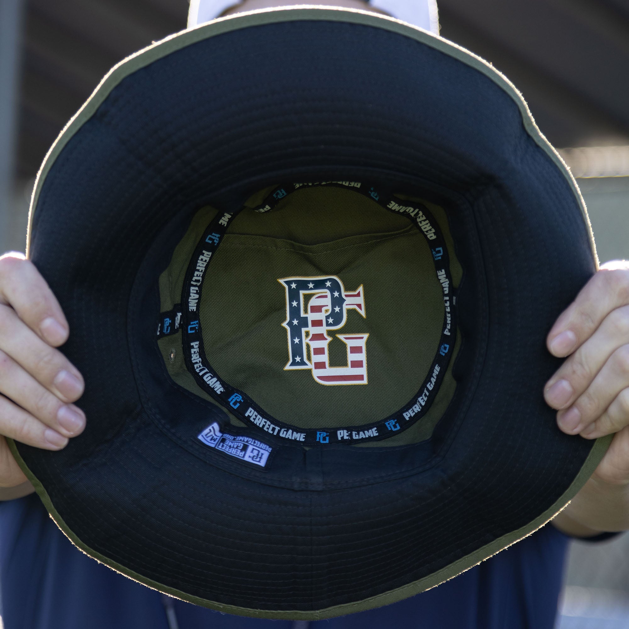 Color Blocked Patriot Bucket