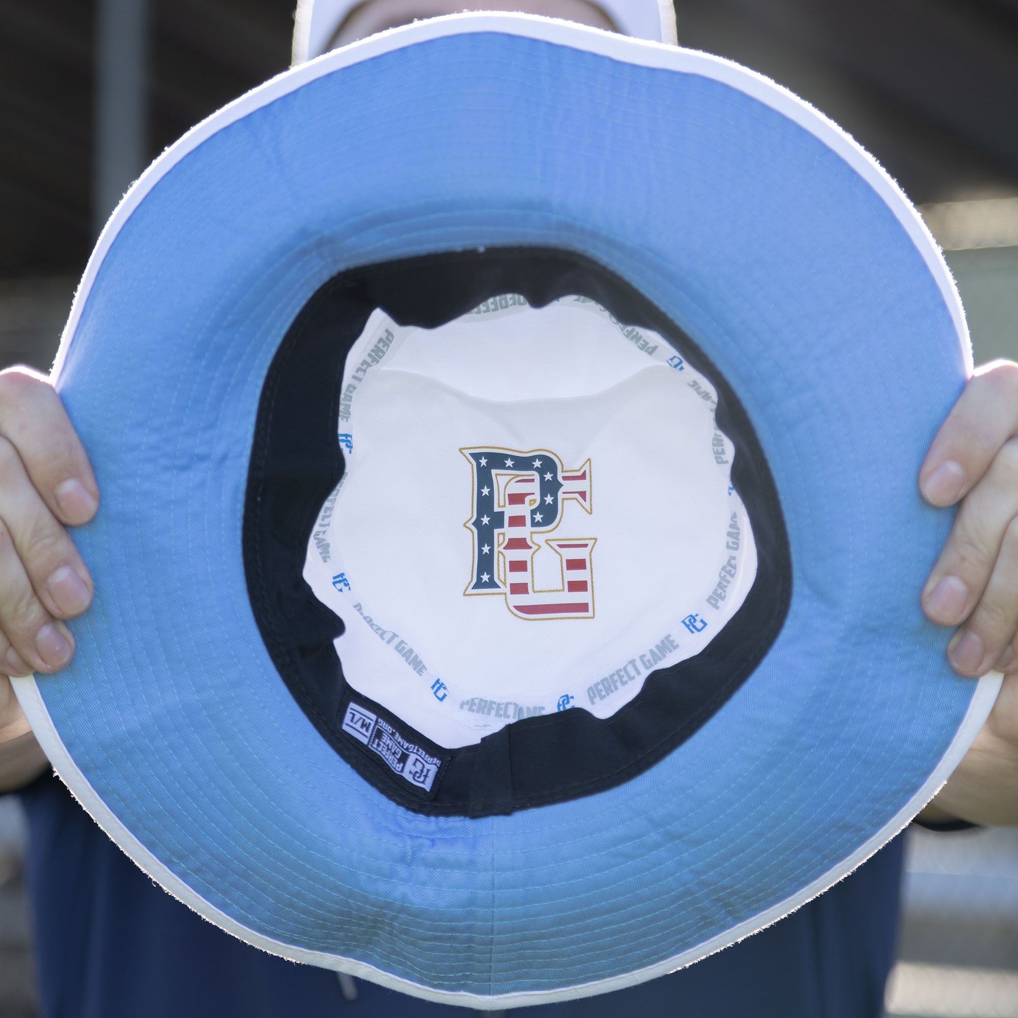 Color Blocked Patriot Bucket