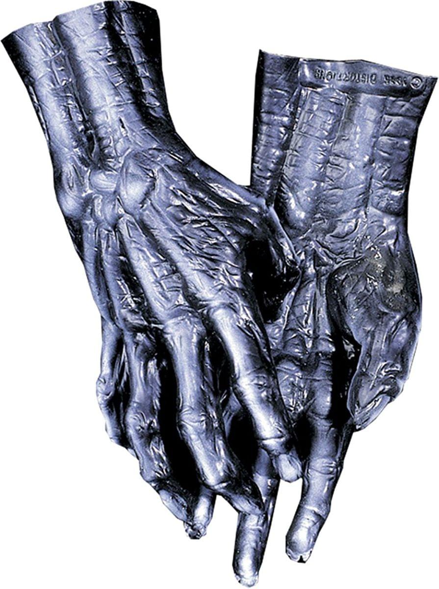Hands Skeleton Black Costume Gloves