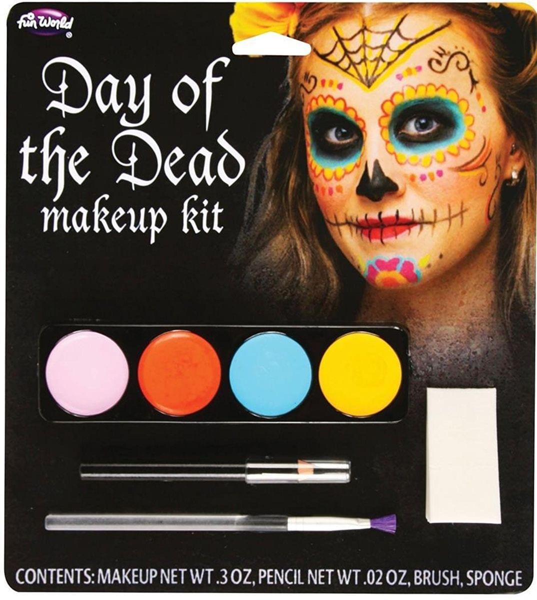 Day Of The Dead Adult Costume Makeup Kit Female