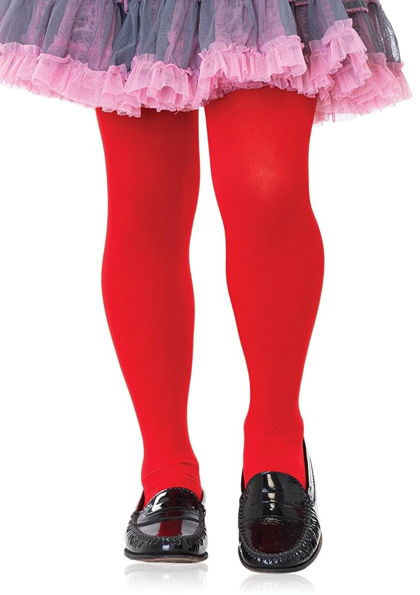 Girl Costume Tights, Red