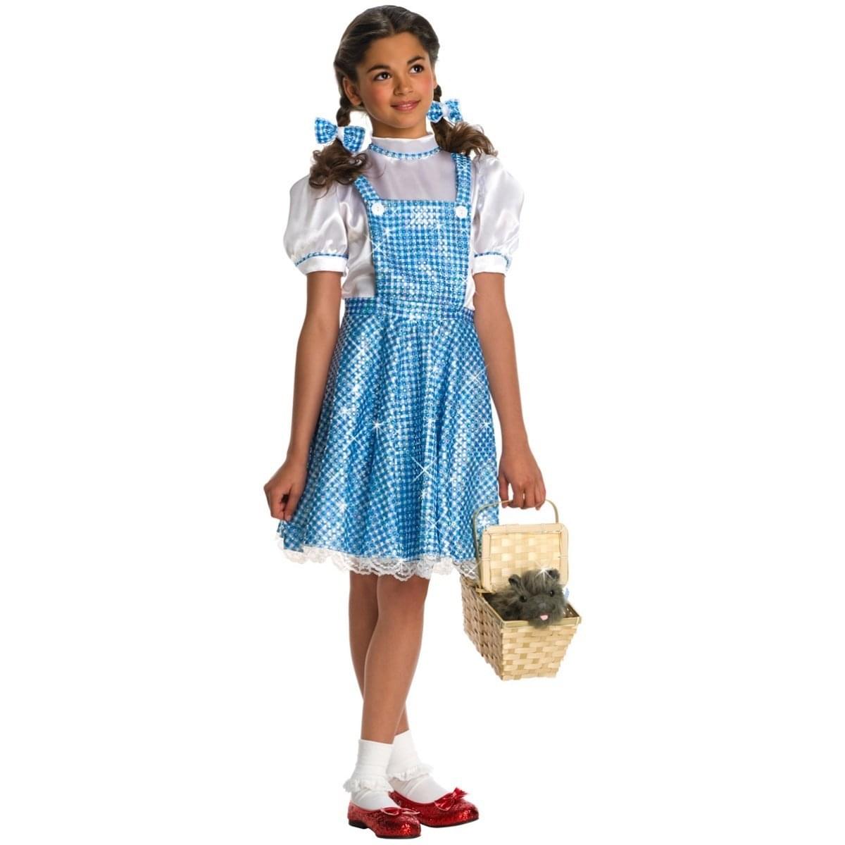 Wizard Of Oz Dorothy Sequin Costume Child