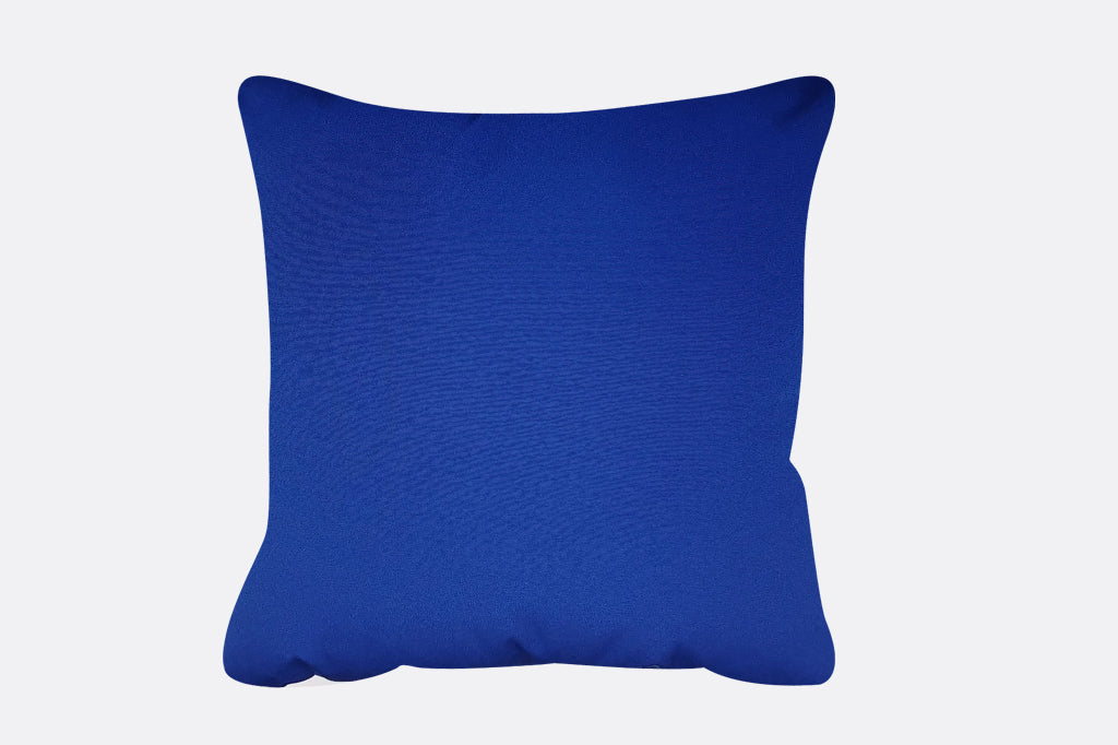 Boundless Blue Embroidered Indoor/Outdoor Pillow