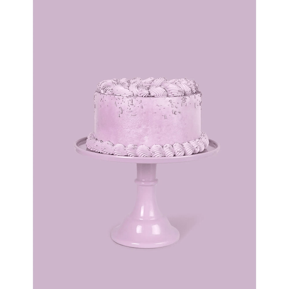 Melamine Cake Stand, Lilac - 2 Size Options