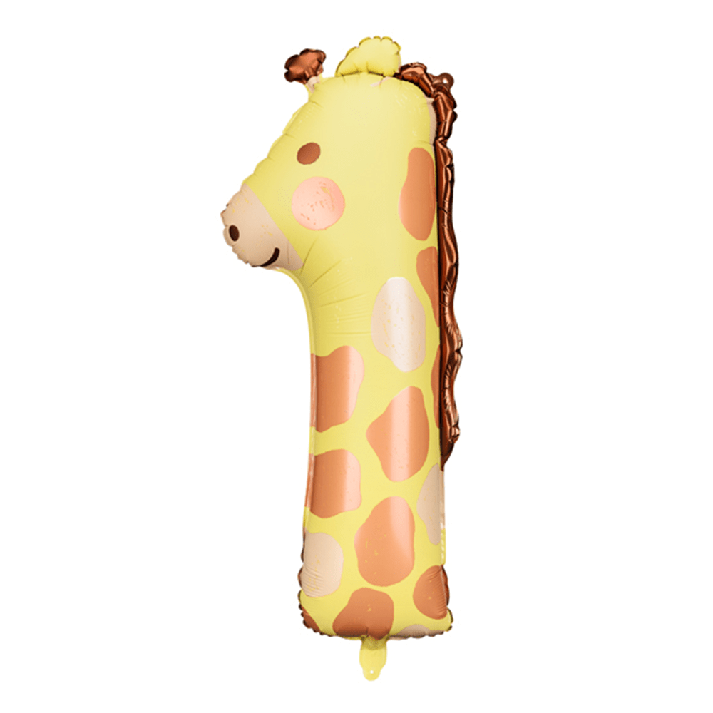 Number 1 Balloon - Giraffe