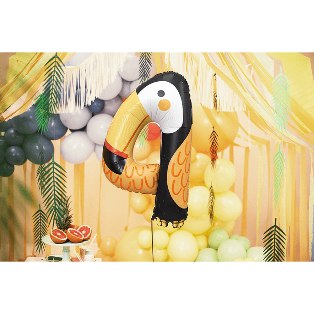 Number 4 Balloon - Toucan