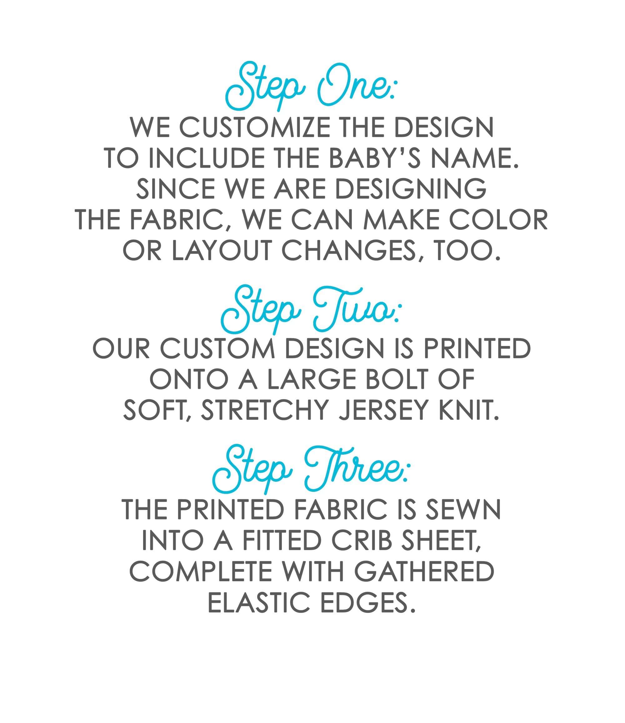 Name Personalized Crib Sheet