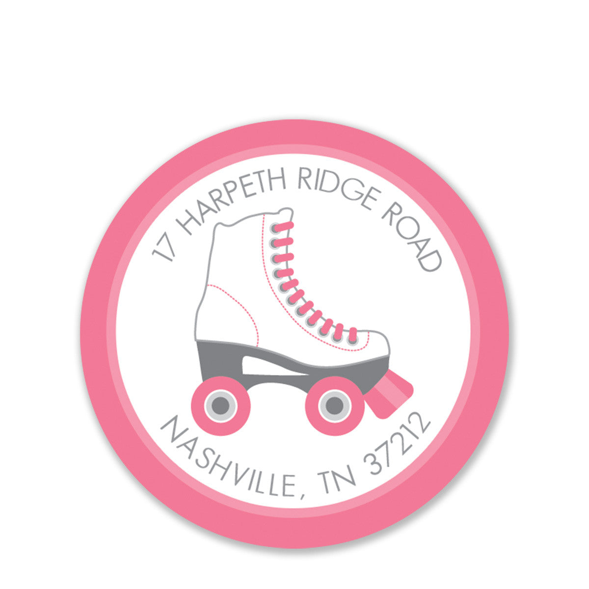 Roller Skates Return Address Stickers