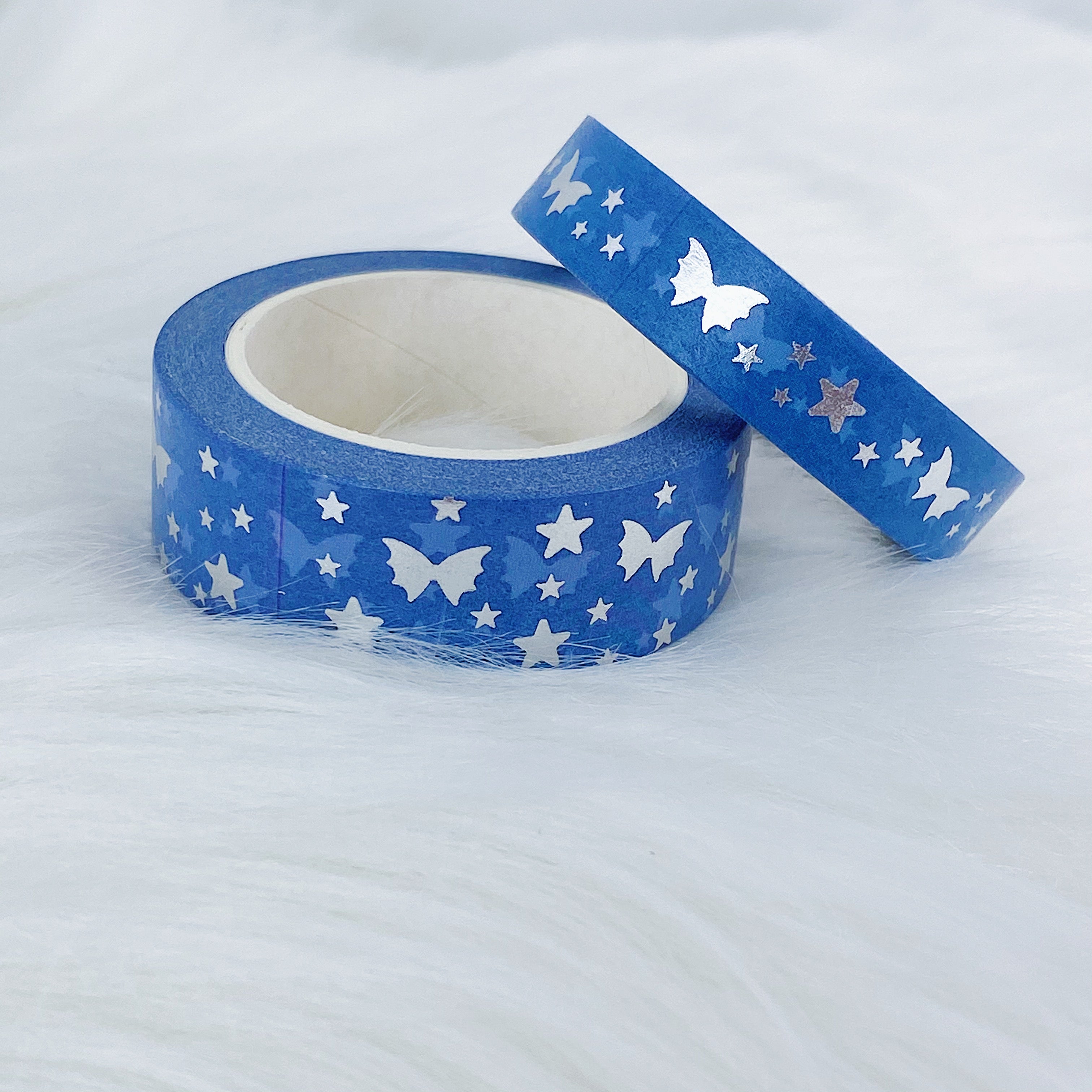 Sugar Plum Fairy Deep Blue Bat Bow Magic Washi Bundle