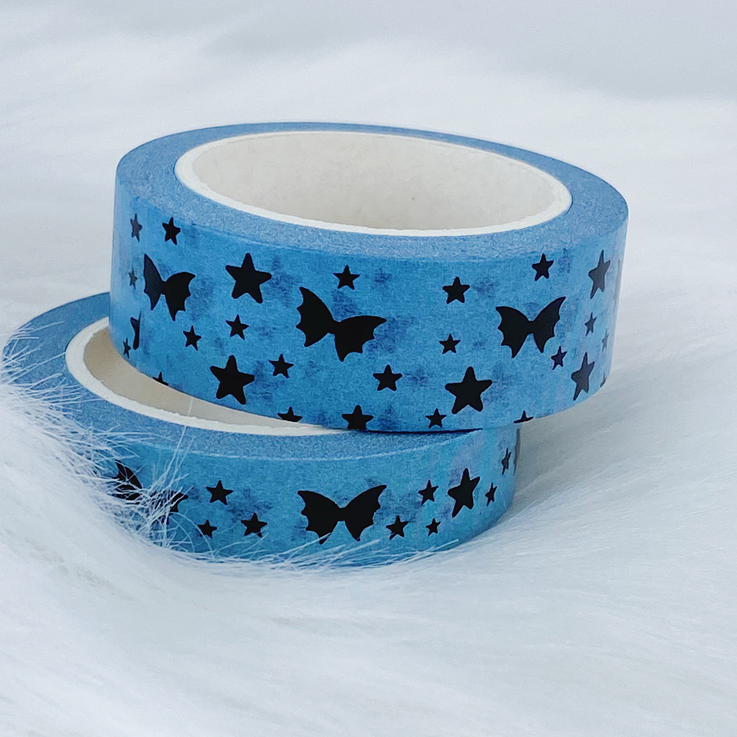 Pastel Teal Bat Bow Magic Washi Bundle