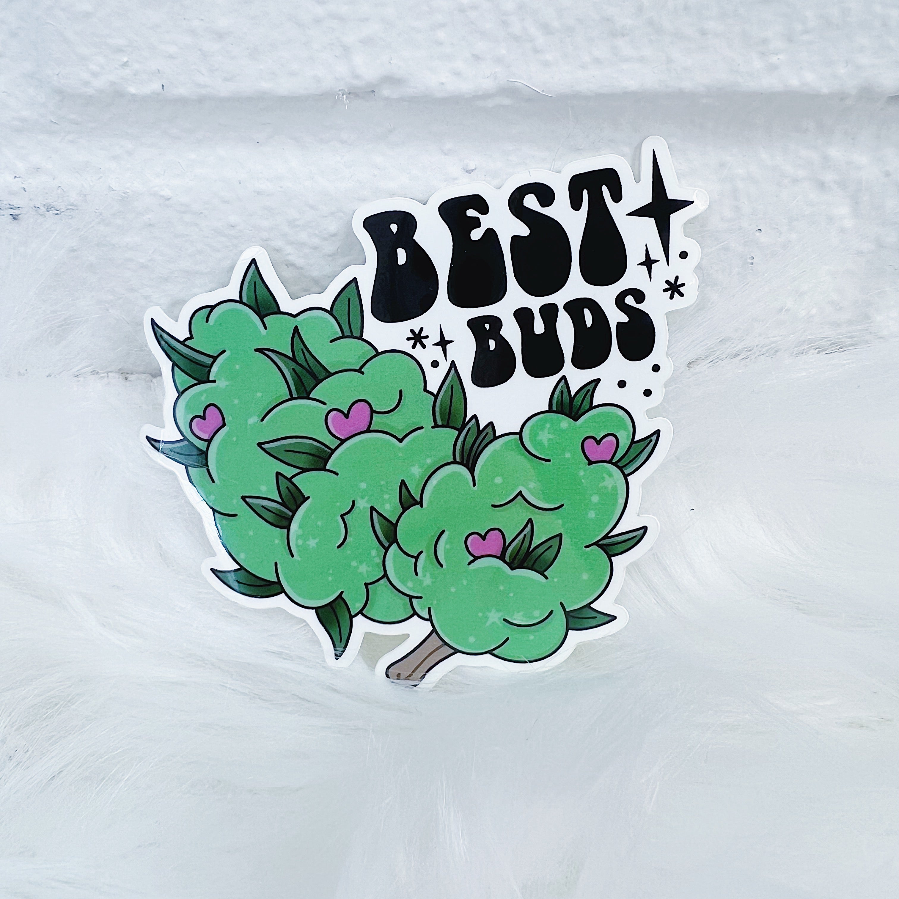 Best Buds Vinyl Sticker Die Cut