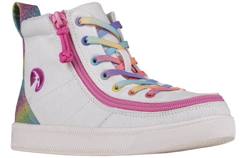 White Rainbow BILLY Classic Lace High Tops